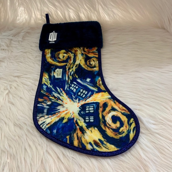 Doctor Who Starry Night Christmas Stocking Holiday